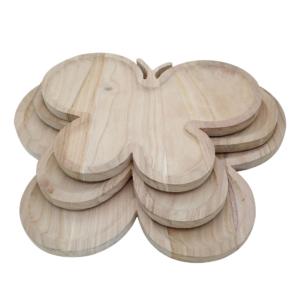 paulownia wood plate hs1006